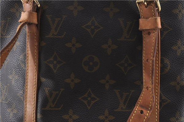 Authentic Louis Vuitton Monogram Bucket GM Shoulder Bag M42236 LV Junk 0150D