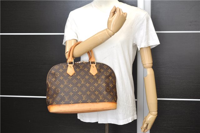 Authentic Louis Vuitton Monogram Alma Hand Bag Purse M51130 LV Junk 0151F