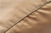 Authentic PRADA Nylon Tessuto Leather Drawstring Pouch Purse Light Brown 0151G