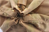 Authentic PRADA Nylon Tessuto Leather Drawstring Pouch Purse Light Brown 0151G