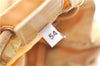 Authentic PRADA Nylon Tessuto Leather Drawstring Pouch Purse Light Brown 0151G
