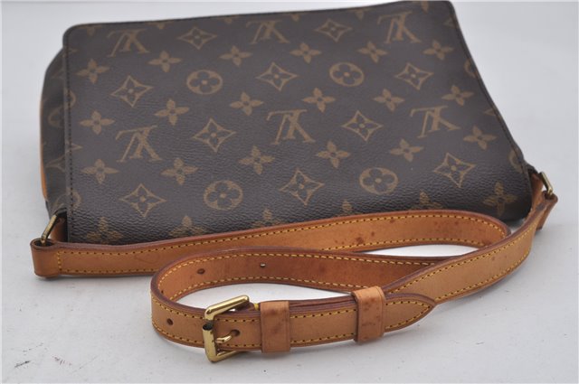 Authentic Louis Vuitton Monogram Musette Tango Shoulder Bag M51257 LV 0152F