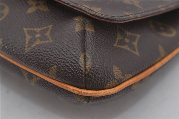 Authentic Louis Vuitton Monogram Musette Tango Shoulder Bag M51257 LV 0152F