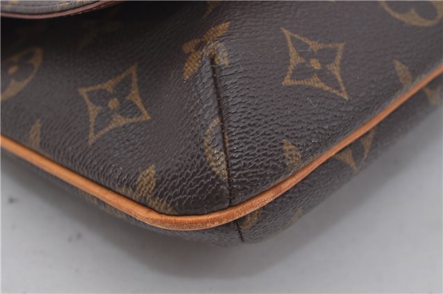 Authentic Louis Vuitton Monogram Musette Tango Shoulder Bag M51257 LV 0152F