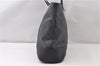 Authentic GUCCI Sherry Line Shoulder Tote Bag GG PVC Leather 495560 Black 0152G