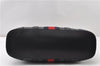 Authentic GUCCI Sherry Line Shoulder Tote Bag GG PVC Leather 495560 Black 0152G