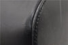 Authentic GUCCI Sherry Line Shoulder Tote Bag GG PVC Leather 495560 Black 0152G