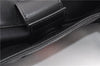 Authentic GUCCI Sherry Line Shoulder Tote Bag GG PVC Leather 495560 Black 0152G