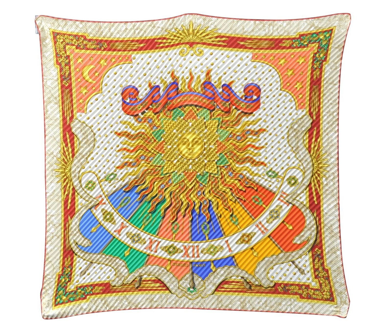 Authentic HERMES Pleats Scarf 