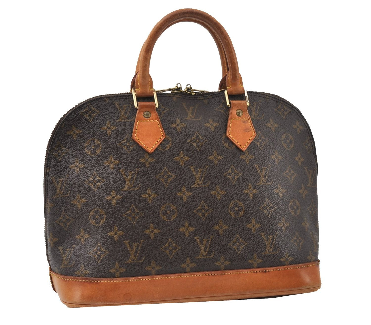 Authentic Louis Vuitton Monogram Alma Hand Bag Purse M51130 LV 0154G
