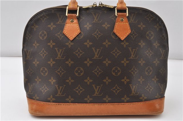 Authentic Louis Vuitton Monogram Alma Hand Bag Purse M51130 LV 0154G
