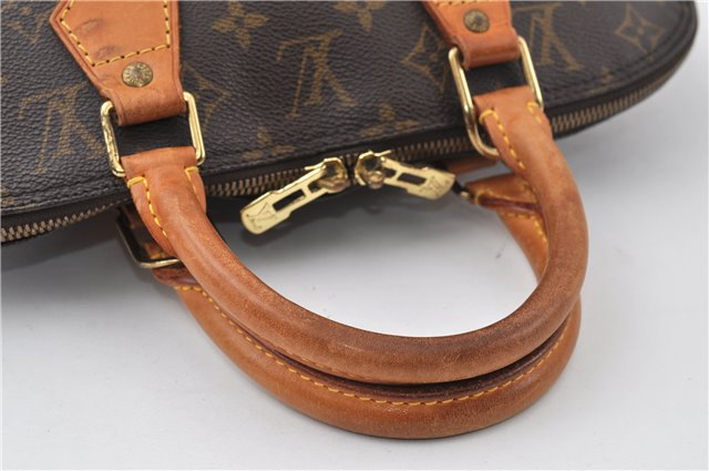 Authentic Louis Vuitton Monogram Alma Hand Bag Purse M51130 LV 0154G