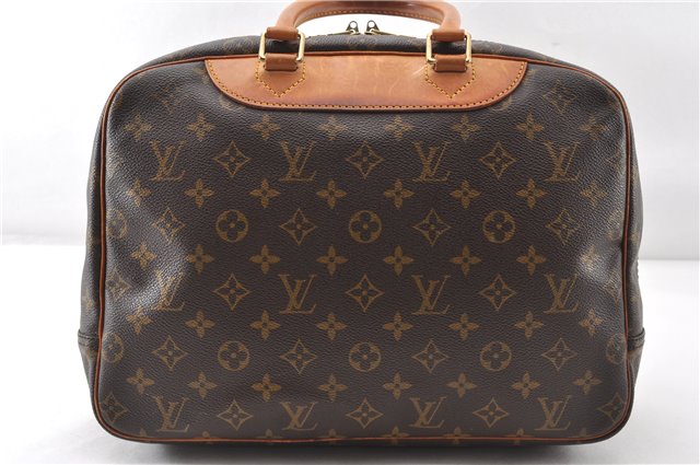 Authentic Louis Vuitton Monogram Deauville Hand Bag M47270 LV 0155G