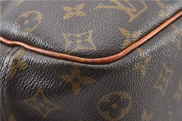 Authentic Louis Vuitton Monogram Deauville Hand Bag M47270 LV 0155G