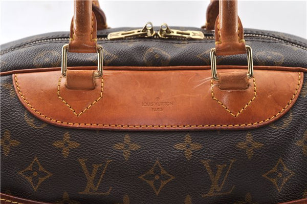 Authentic Louis Vuitton Monogram Deauville Hand Bag M47270 LV 0155G