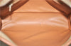 Authentic CELINE Macadam Blason Pattern Clutch Bag Purse PVC Leather Brown 0156D