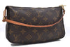 Authentic Louis Vuitton Monogram Pochette Accessoires Pouch M51980 LV 0157D