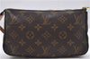 Authentic Louis Vuitton Monogram Pochette Accessoires Pouch M51980 LV 0157D