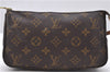 Authentic Louis Vuitton Monogram Pochette Accessoires Pouch M51980 LV 0157D