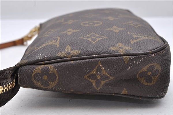 Authentic Louis Vuitton Monogram Pochette Accessoires Pouch M51980 LV 0157D