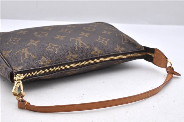 Authentic Louis Vuitton Monogram Pochette Accessoires Pouch M51980 LV 0157D