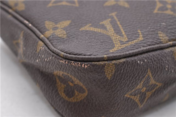 Authentic Louis Vuitton Monogram Pochette Accessoires Pouch M51980 LV 0157D