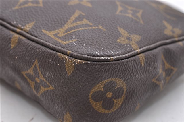 Authentic Louis Vuitton Monogram Pochette Accessoires Pouch M51980 LV 0157D