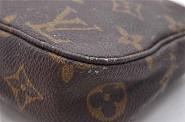 Authentic Louis Vuitton Monogram Pochette Accessoires Pouch M51980 LV 0157D