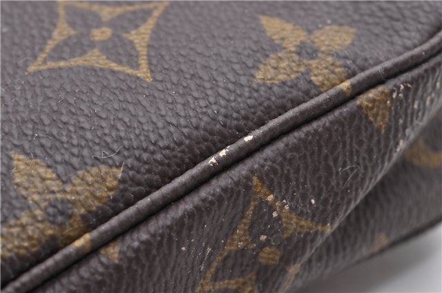 Authentic Louis Vuitton Monogram Pochette Accessoires Pouch M51980 LV 0157D