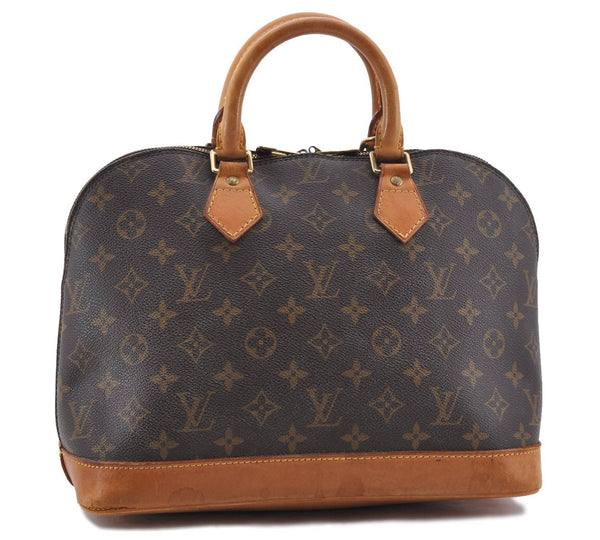 Authentic Louis Vuitton Monogram Alma Hand Bag M51130 LV 0158D