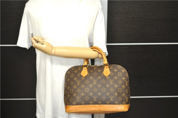 Authentic Louis Vuitton Monogram Alma Hand Bag M51130 LV 0158D