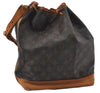 Authentic Louis Vuitton Monogram Noe Shoulder Drawstring Bag M42224 LV 0158F