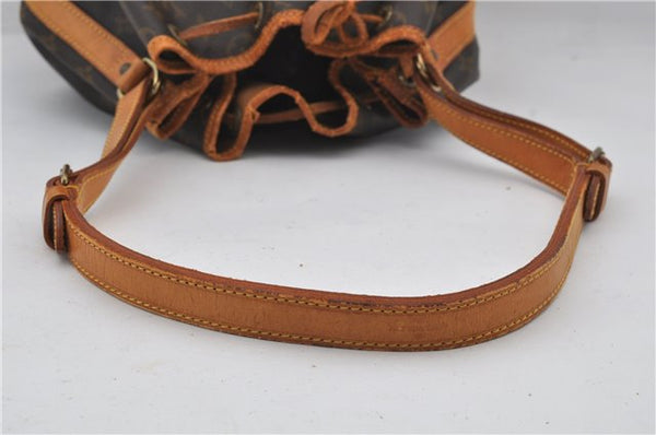 Authentic Louis Vuitton Monogram Noe Shoulder Drawstring Bag M42224 LV 0158F