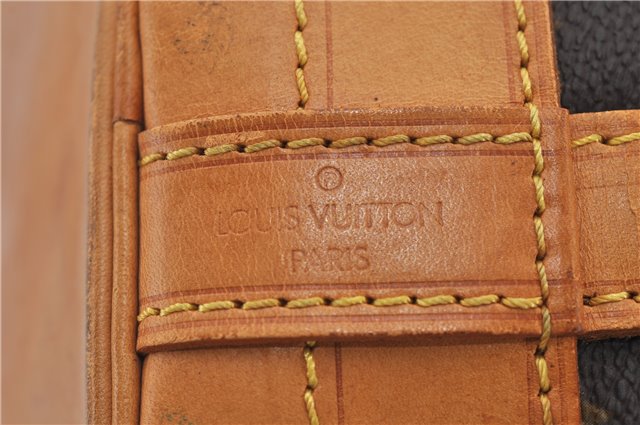 Authentic Louis Vuitton Monogram Noe Shoulder Drawstring Bag M42224 LV 0158F