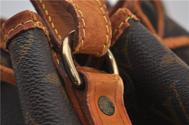 Authentic Louis Vuitton Monogram Noe Shoulder Drawstring Bag M42224 LV 0158F