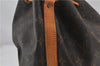 Authentic Louis Vuitton Monogram Noe Shoulder Drawstring Bag M42224 LV 0158F