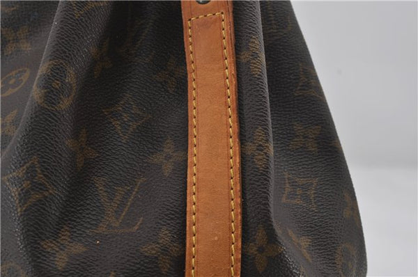 Authentic Louis Vuitton Monogram Noe Shoulder Drawstring Bag M42224 LV 0158F