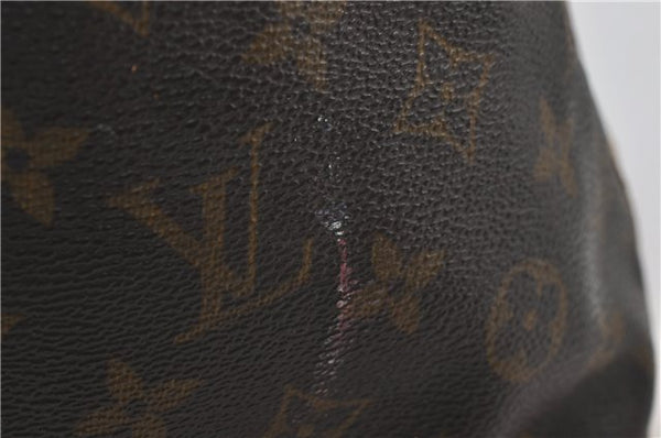 Authentic Louis Vuitton Monogram Noe Shoulder Drawstring Bag M42224 LV 0158F