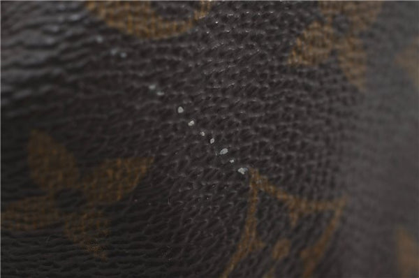 Authentic Louis Vuitton Monogram Noe Shoulder Drawstring Bag M42224 LV 0158F