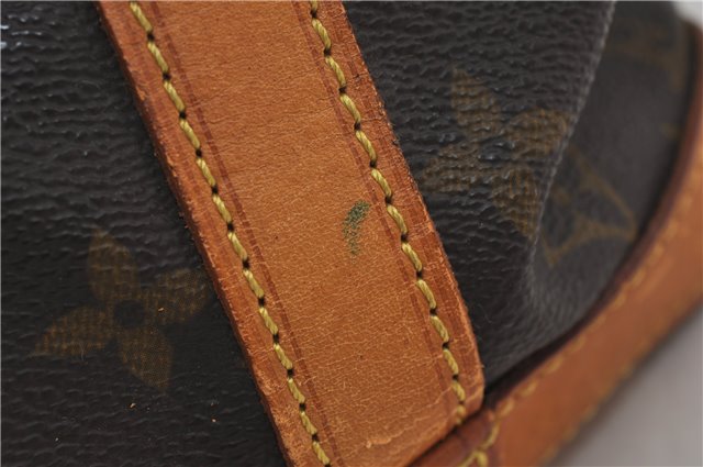 Authentic Louis Vuitton Monogram Noe Shoulder Drawstring Bag M42224 LV 0158F