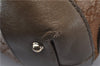 Authentic GUCCI Heart Bit 2Way Shoulder Hand Bag GG Canvas Leather Gold 0158G