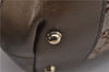 Authentic GUCCI Heart Bit 2Way Shoulder Hand Bag GG Canvas Leather Gold 0158G