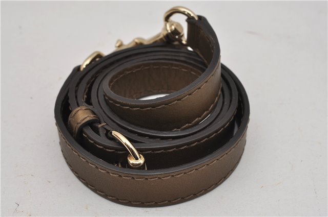 Authentic GUCCI Heart Bit 2Way Shoulder Hand Bag GG Canvas Leather Gold 0158G