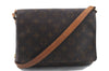 Authentic Louis Vuitton Monogram Musette Tango Shoulder Bag M51257 LV 0159D