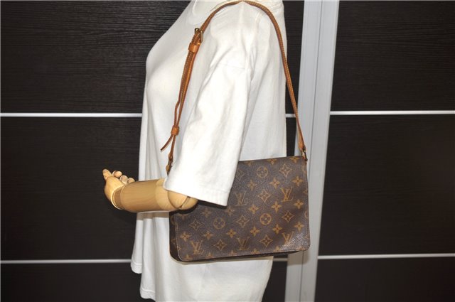 Authentic Louis Vuitton Monogram Musette Tango Shoulder Bag M51257 LV 0159D