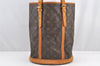 Authentic Louis Vuitton Monogram Bucket GM Shoulder Tote Bag M42236 Junk 0159I