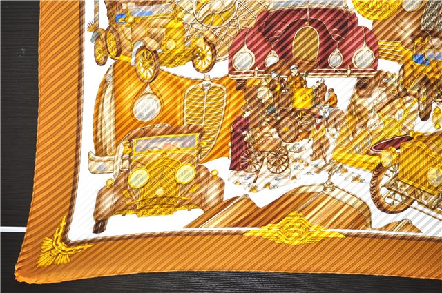 Authentic HERMES Pleats Scarf 