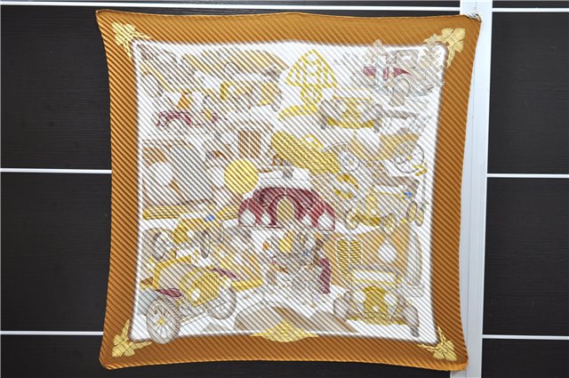 Authentic HERMES Pleats Scarf 