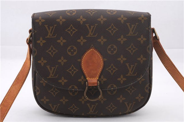 Authentic Louis Vuitton Monogram Saint Cloud GM M51242 Shoulder Cross Bag 0162F