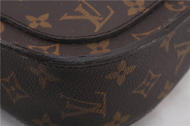Authentic Louis Vuitton Monogram Saint Cloud GM M51242 Shoulder Cross Bag 0162F
